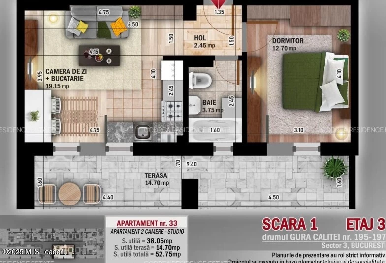 Drumul GURA CALITEI, Bucuresti, Bucuresti Ilfov, 1 Dormitor Dormitoare, 1 BaieBăi,Apartament,Anunturi Verificate,GURA CALITEI,0,F1-237862