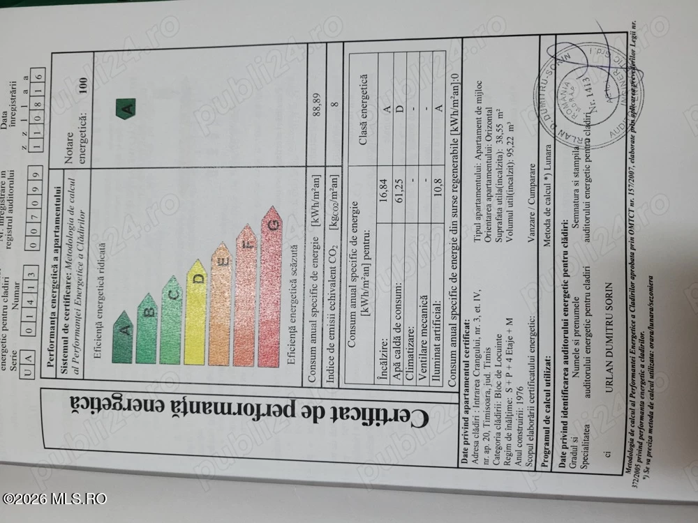 Intrarea Crangului, Timisoara, Timis, 1 Dormitor Dormitoare, 1 BaieBăi,Apartament,Anunturi Verificate,Crangului,0,F3-45481