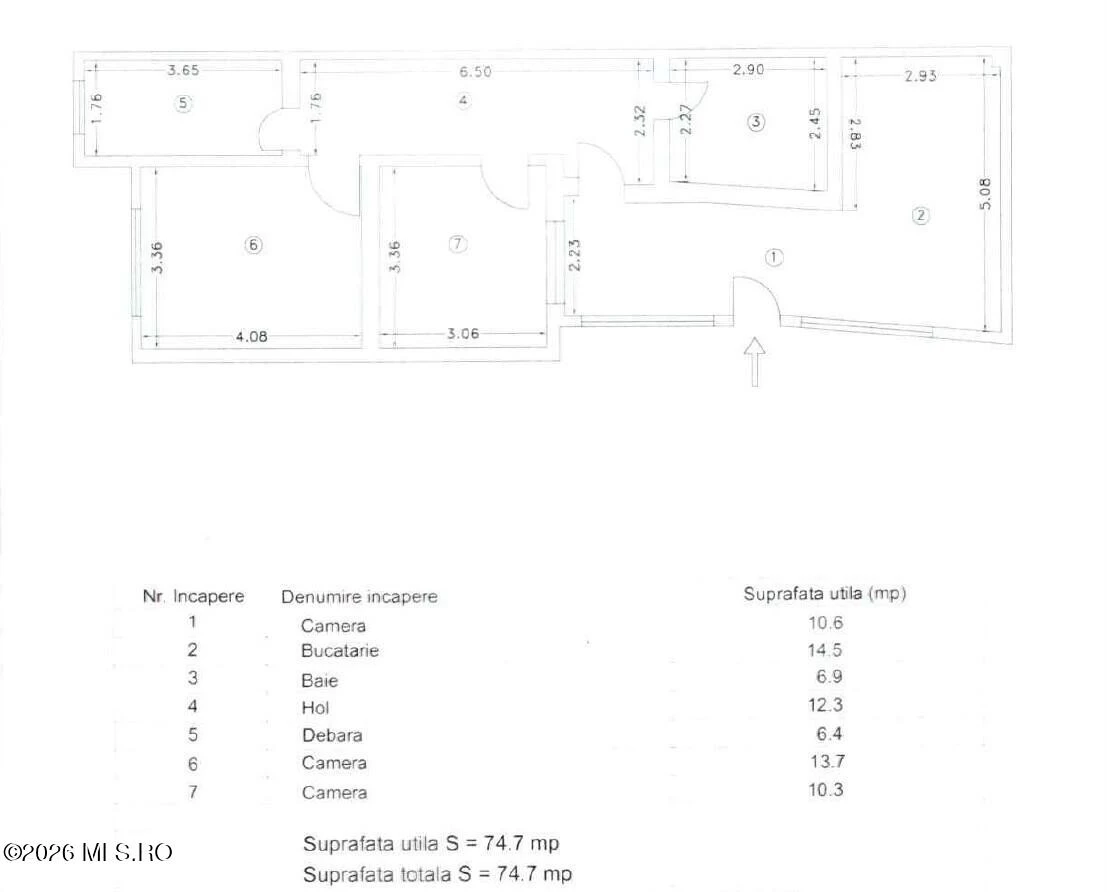 Strada PETRE ISPIRESCU 38, Constanta, Constanta, 900226, 2 Dormitoare Dormitoare, 1 BaieBăi,Casa/Vila,Reprezentari Comision 0%,PETRE ISPIRESCU,0,05-2661