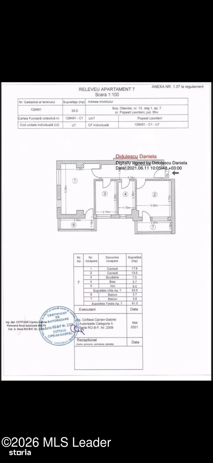 Soseaua OLTENITEI, Popesti Leordeni, Bucuresti Ilfov, 1 Dormitor Dormitoare, 1 BaieBăi,Apartament,Anunturi Verificate,OLTENITEI,0,F1-258746