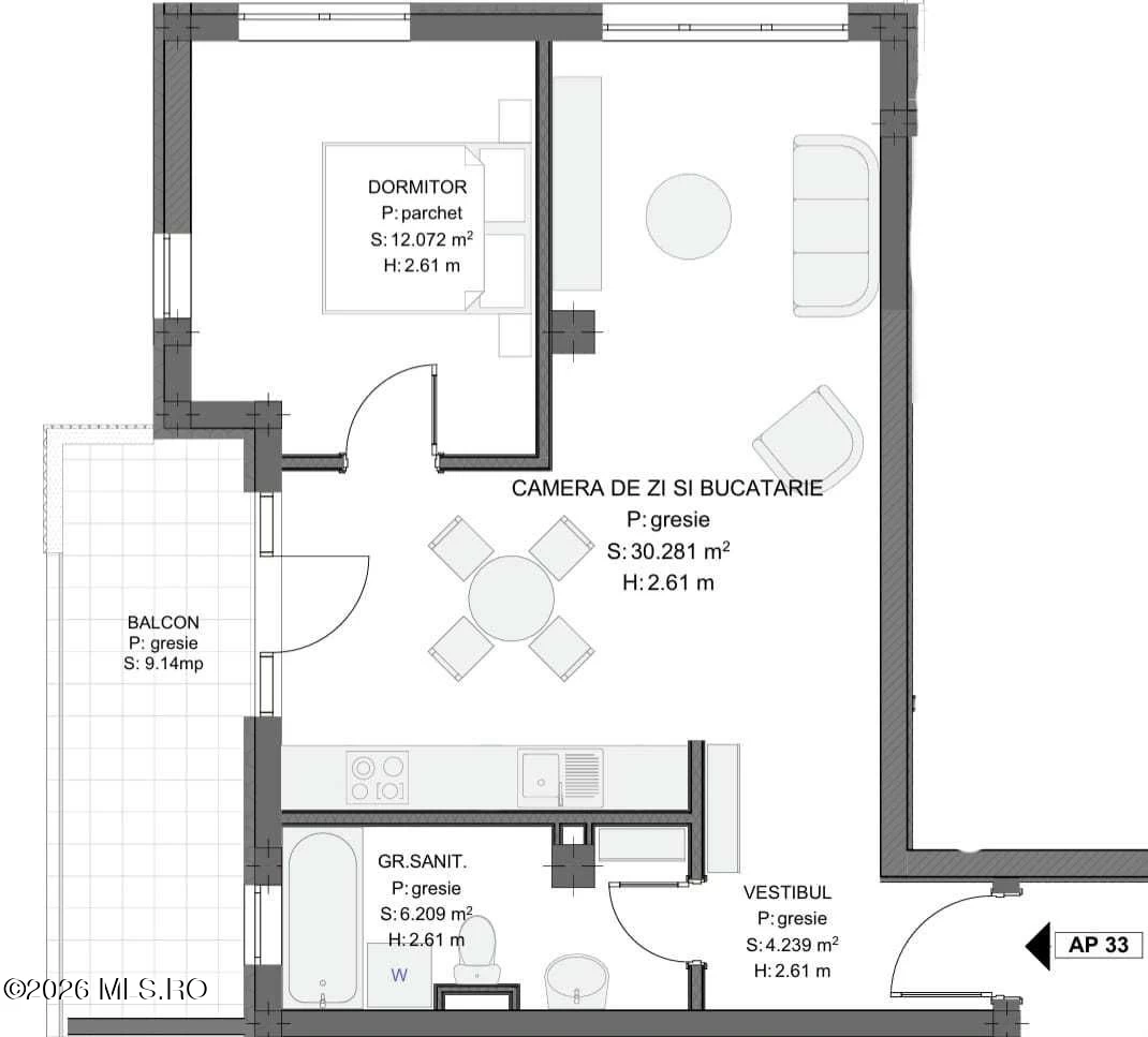 Strada ION FLUERAS, Timisoara, Timis, 1 Dormitor Dormitoare, 1 BaieBăi,Apartament,Anunturi Verificate,ION FLUERAS,0,F3-47124