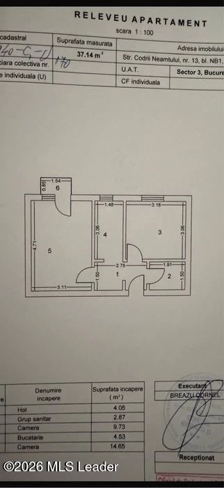 Strada CODRII NEAMTULUI, Bucuresti, Bucuresti Ilfov, 1 Dormitor Dormitoare, 1 BaieBăi,Apartament,Anunturi Verificate,CODRII NEAMTULUI,0,F1-258990